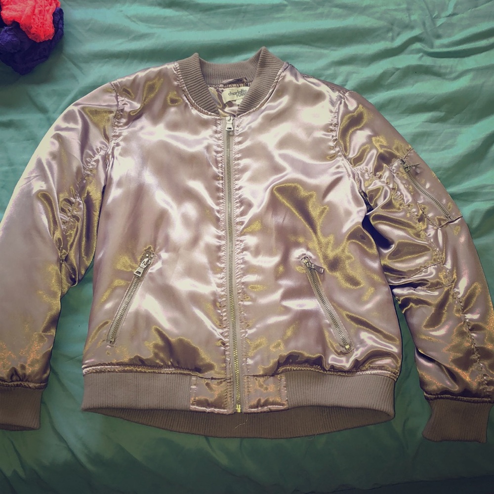 Charlotte Russe light/medium satin jacket
